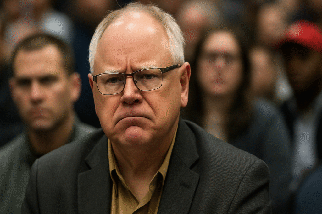 Gov. Tim Walz Makes His Retardation Into National Issue