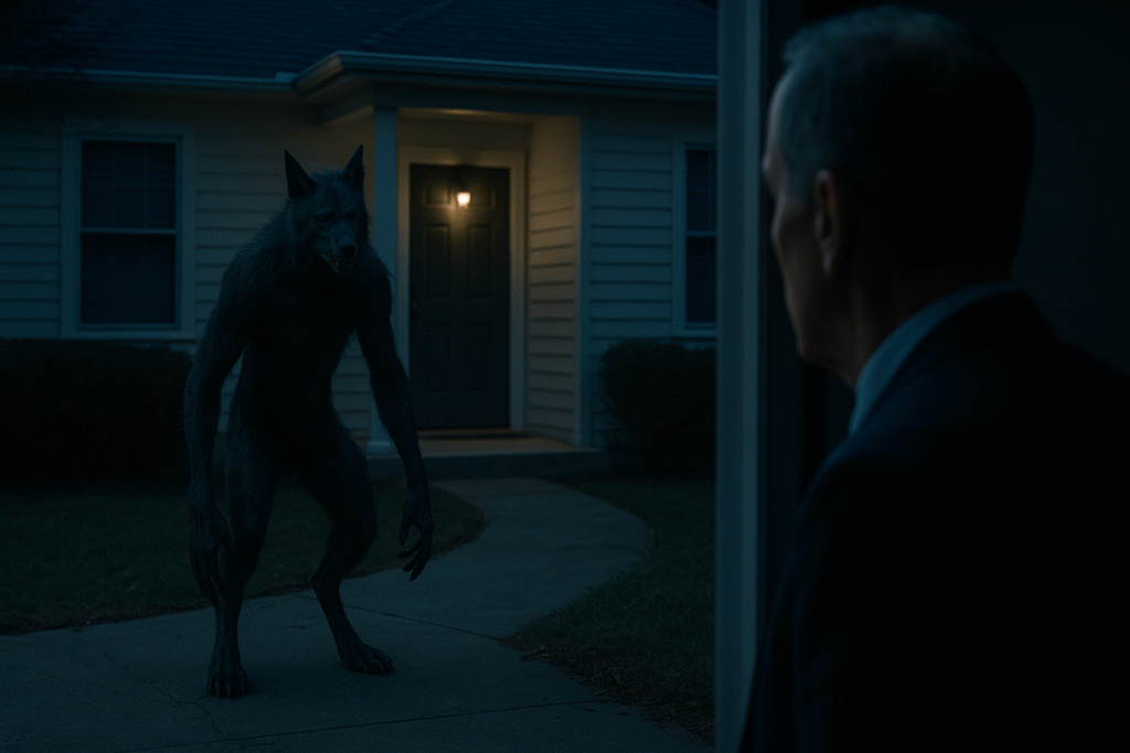 Government intelligence officer assigned to secret UFO investigation ‘said wolf-like creature that walked on two legs appeared at his East Coast home afterwards’
