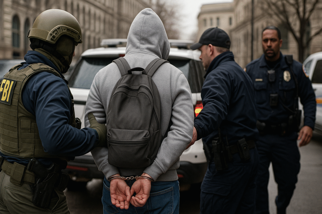 J6 Pipe Bomb Suspect Arrested by FBI