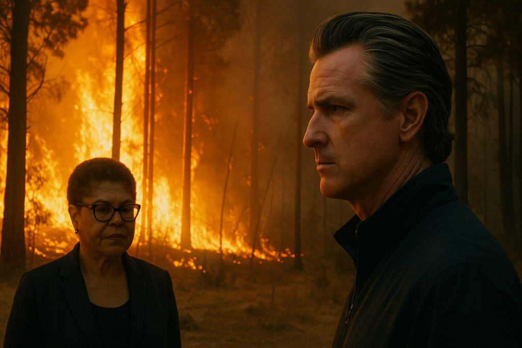 New documentary claims Newsom and Bass sat idly by during California wildfires