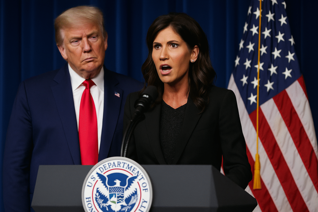 Noem calls for 'full travel ban' on countries 'flooding' US with immigrants after DC attack