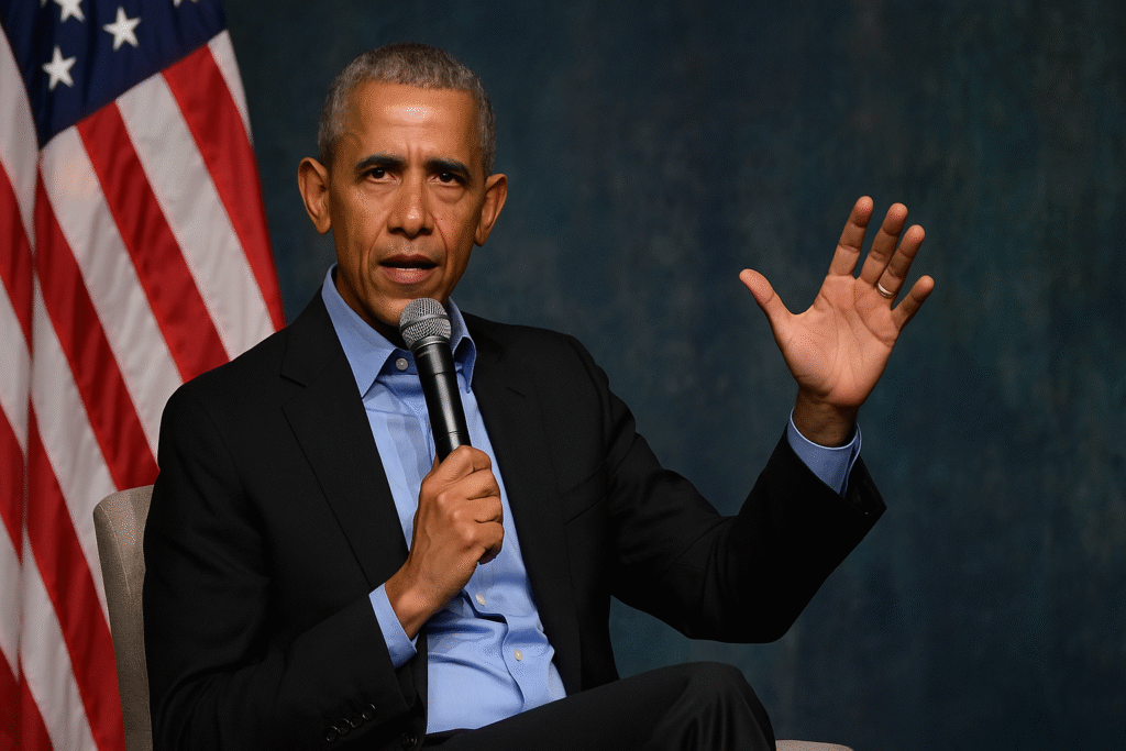 Obama lauds those who are resisting Trump’s politicization efforts