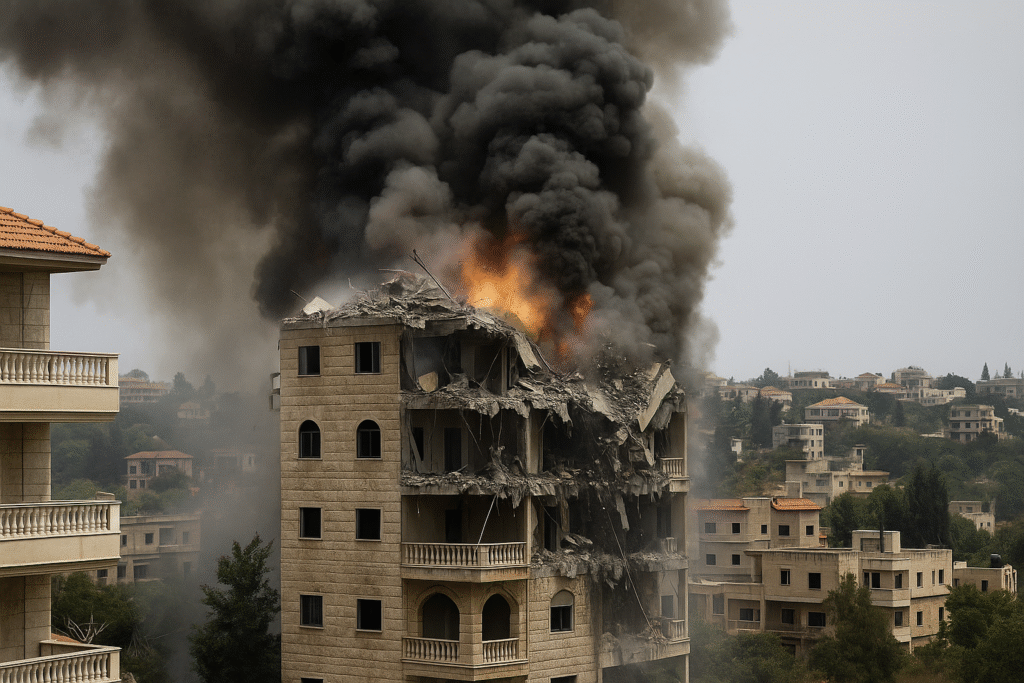 Israeli Airstrikes Pound Southern Lebanon a Day After US-Led Ceasefire Talks