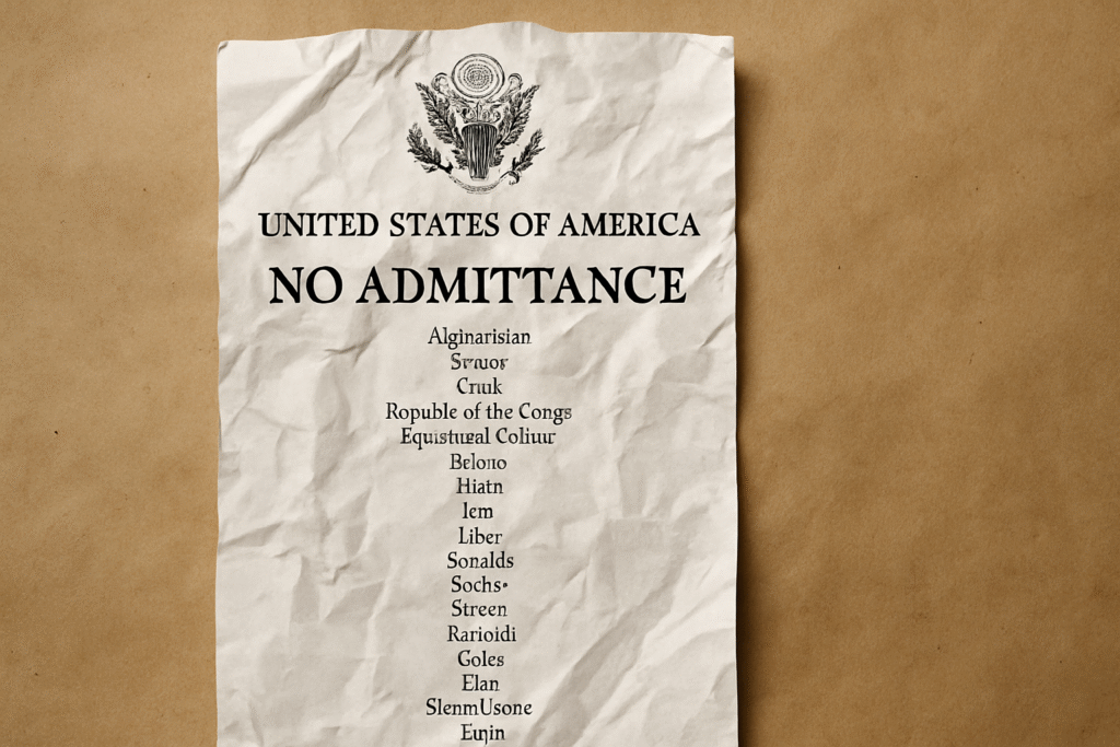 HUGE: Trump Admin Officially SUSPENDS All Immigration & Naturalization from 19 Countries — Here’s the Full List