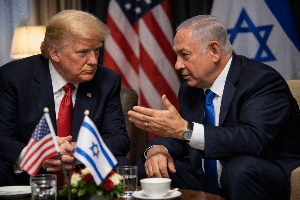 Trump meets with Netanyahu for closed door meeting, answers questions on Gaza, Iran and Ukraine