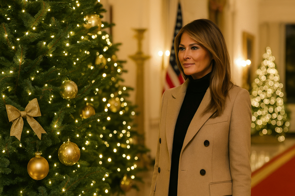 WATCH: Melania Trump Went ALL OUT For Christmas At The White House!