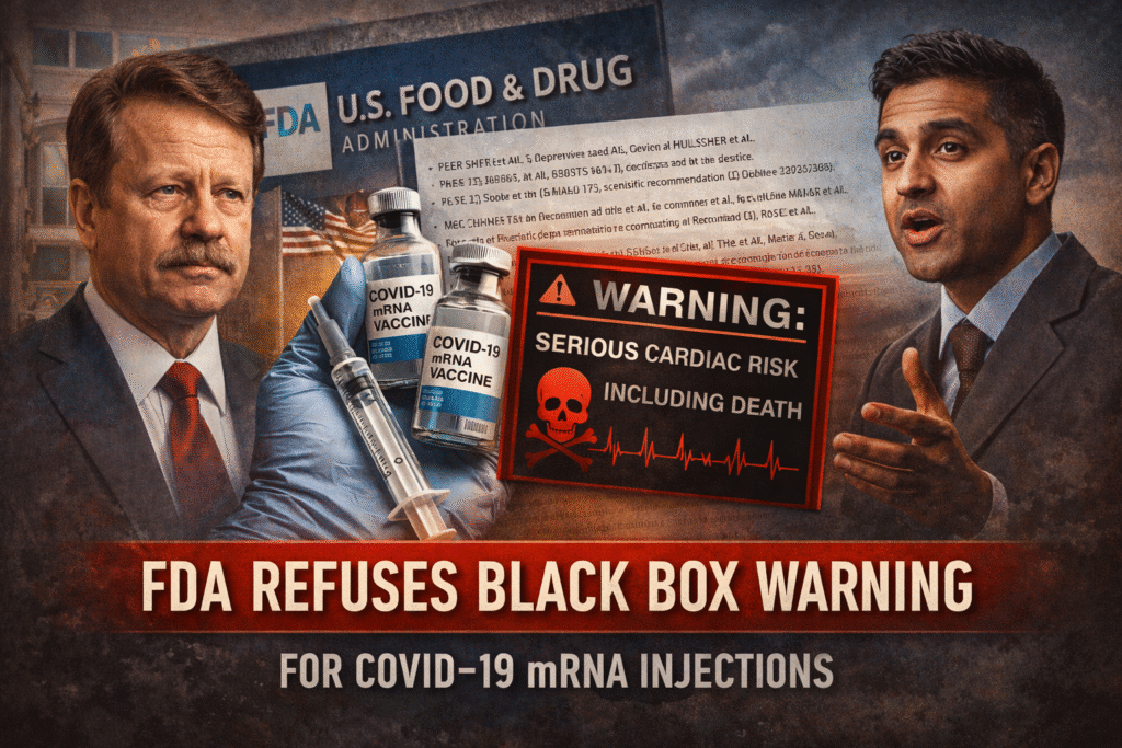BREAKING: FDA Leadership Refuses to Add Black Box Warning to mRNA Injections—Despite FDA Scientists Recommending It