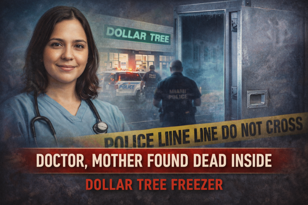 Doctor, mother of 2 found dead and naked inside Dollar Tree freezer, report