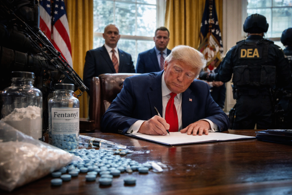 President Trump Ups Ante in War on Drugs With Shocking New Classification for Lethal Narcotic