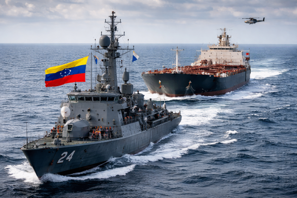 Venezuela Orders Its Navy To Escort Oil Tankers After Trump’s Blockade Threat