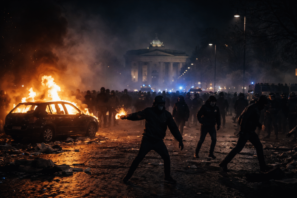 Antifa Terrorism Plunges Berlin Into Darkness — ‘Refugees’ Immediately Evacuated While Germans Left to Die in Winter Temps