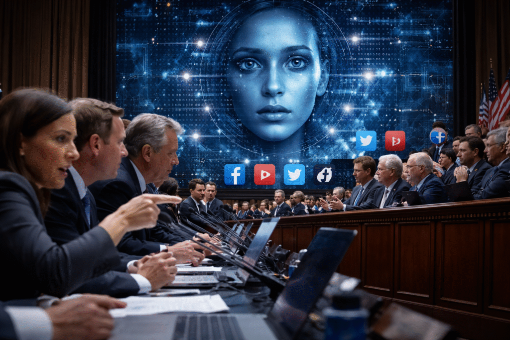 Democratic Senators Urge Tech Platforms to Restrict AI Images, Including Altered Clothing and Body-Shape Edits