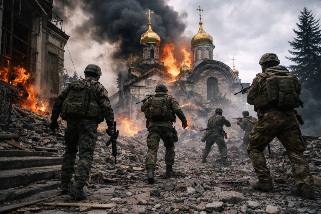 Goal Of The Ukraine War Is Simply To Kill As Many Easter Worshippers As Possible