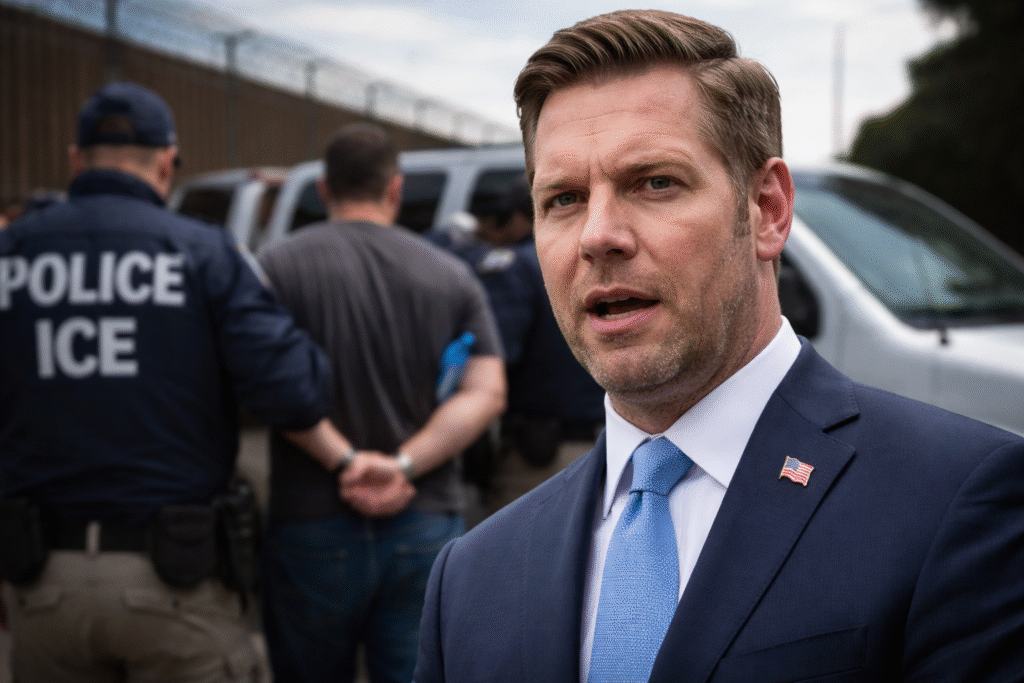 If Elected CA Governor, Eric Swalwell Vows to Weaponize Government Against ICE Agents