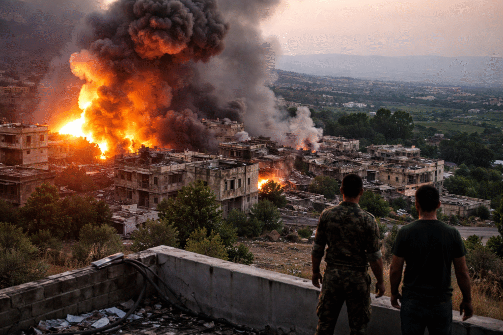 Israel strikes multiple sites in Lebanon ahead of a key disarmament meeting