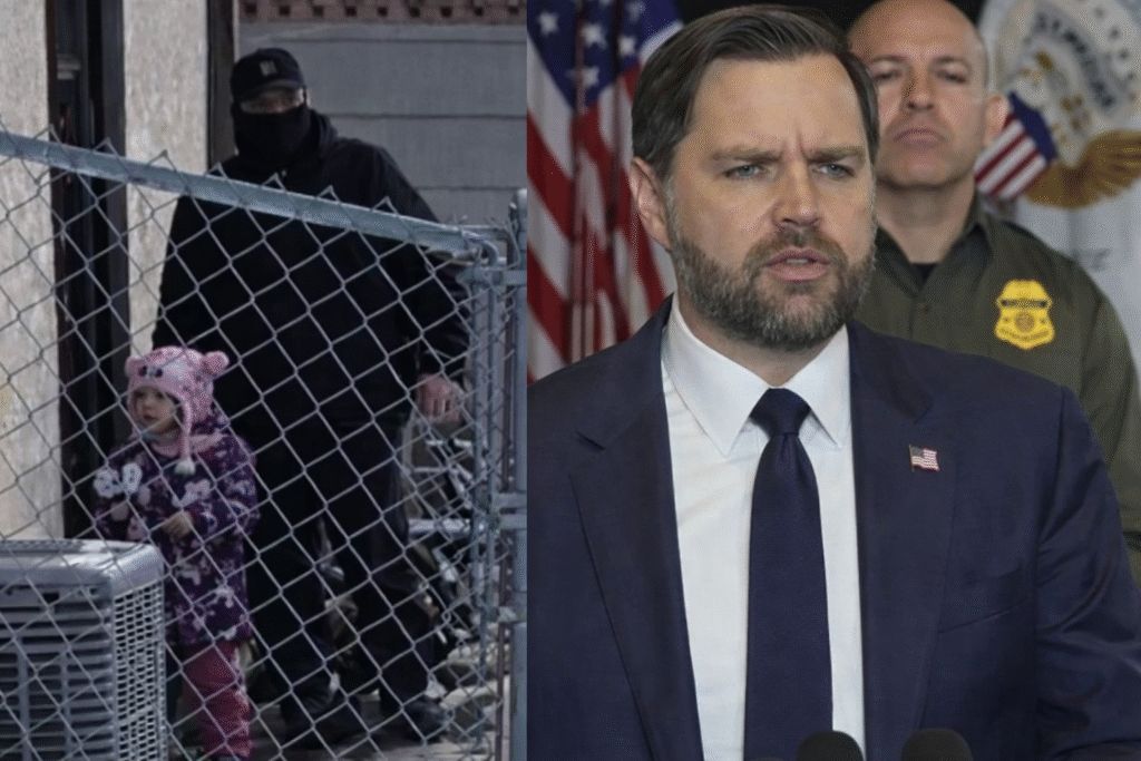 JD Vance Schools Fake News Reporter on Debunked “5-Year Old Detained By ICE” Lie