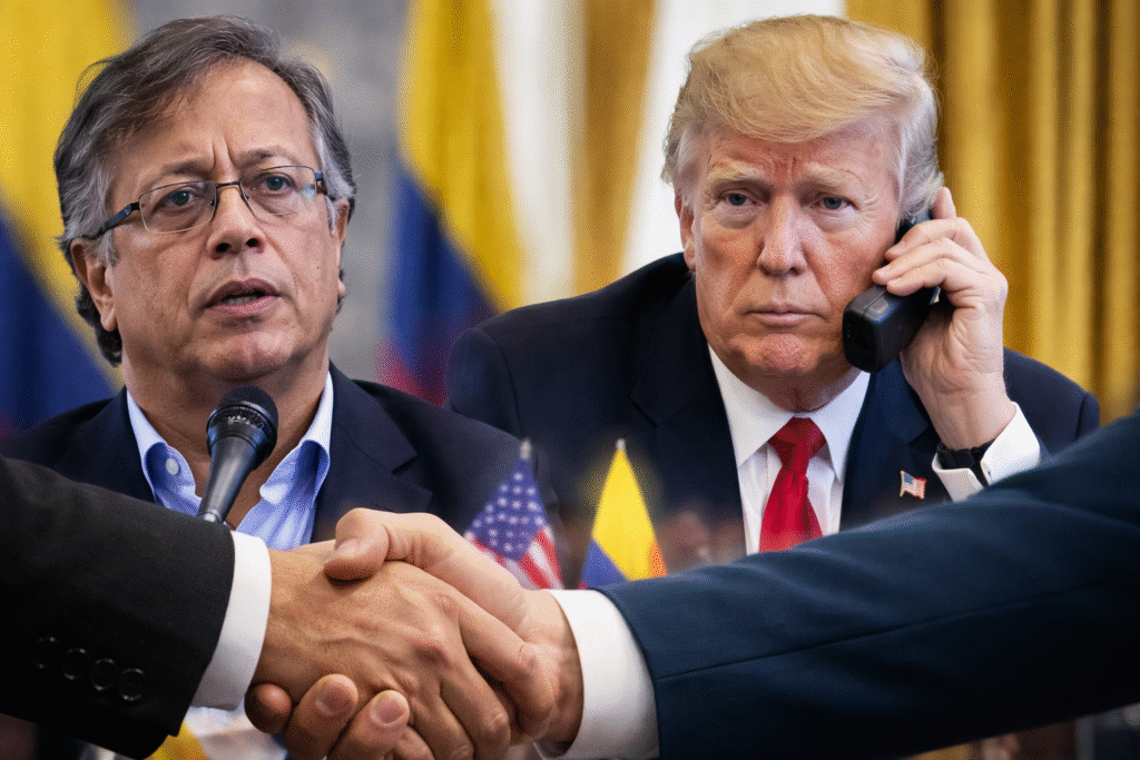 JUST IN: Colombian President Gustavo Petro CAVES to President Trump