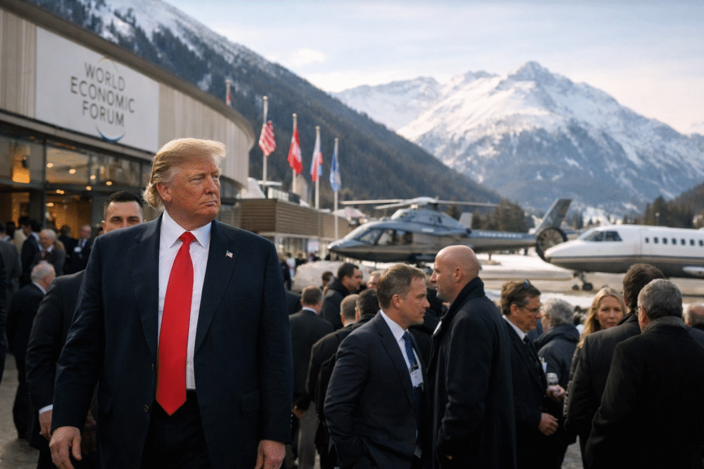 Multiple Cabinet Members To Join President Trump At World Economic Forum, Report Says