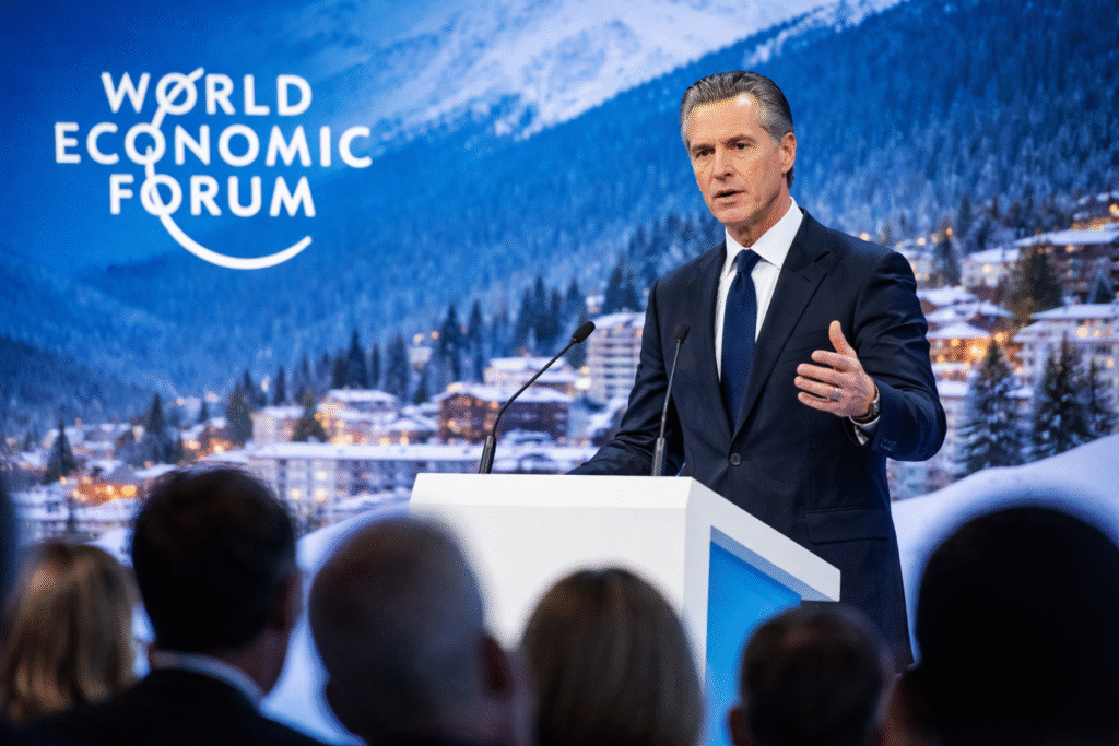 Newsom’s Davos Disaster Exposes His Anti-American Grandstanding