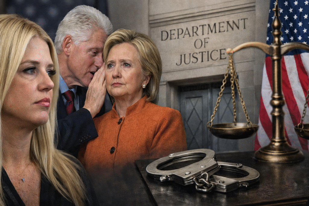 Pam Bondi Faces Criticism Over DOJ Inaction on Clintons