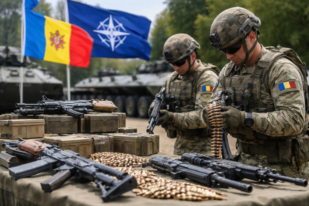 The Moldovan army has begun a gradual transition from Soviet calibers to NATO standards.