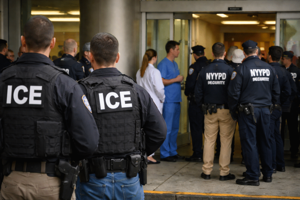 Yikes- Anti-ICE Sentiment Alleged After 'Nasty' Incident Involving an NY Hospital and NYPD Detectives