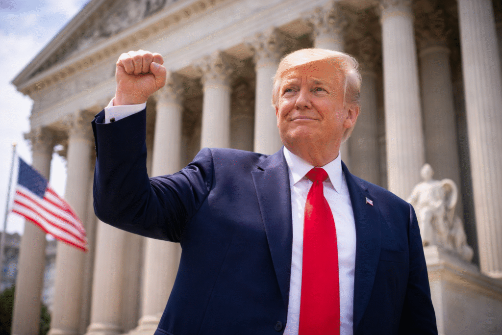Exterior of a U.S. federal courthouse with large columns, symbolizing a major appellate court ruling and judicial authority.
